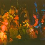 Panoramic photo of a crowd by Ginger Fierstein